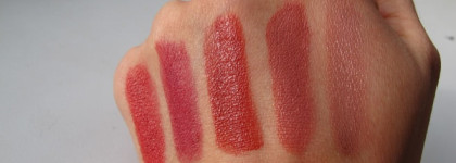 Мои помады Bourjois rouge edition Lipstick 02,04,05 и rouge edition 12 hours 30,33