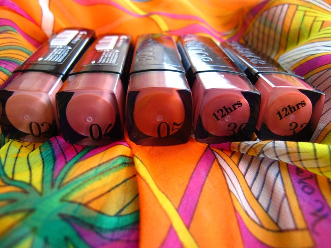 Мои помады Bourjois rouge edition Lipstick 02,04,05 и rouge edition 12 hours 30,33