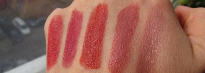Мои помады Bourjois rouge edition Lipstick 02,04,05 и rouge edition 12 hours 30,33