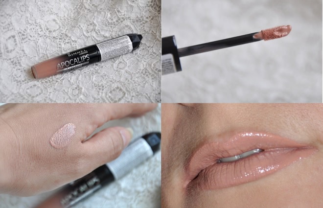 Губная помада Rimmel Apocalips lip lacquer # 101 Celestial, # 600 Nude Eclipse