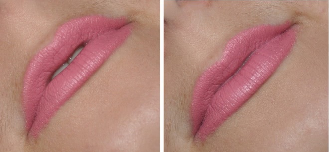 MAC matte lipstick Please me и MAC Cremesheen lipstick Creme Cup