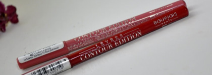 Bourjois Levres Contour Edition Lip Line 07 Cherry boom boom и Bourjois Levres Contour Edition Lip Line 02 Coton Candy