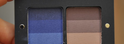 Inglot freedom System Palette  в классической дневной цветовой гамме № 112 и нестандартной вечерней - синие смоки № 127