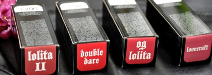 Kat Von D Studded Kiss Creme Lipstick в 4 оттенках: Lolita 2, OG Lolita, Double Dare, Lovecraft
