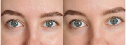Здоровое сияющее лицо с Eva Mosaic Вуаль Effect и L'Oreal Glow Mon Amour Highlighting Drops