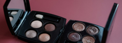 Близнецы? Makeover Paris Multi-Effect Quadra Eyeshadow (#hepbum) и Chanel Les 4 Ombres (#226 Tissé Rivoli )