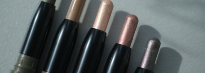 Тени Vivienne Sabo Hypnotique Cream Eyeshadow Stick (01, 02, 03, 04, 05) и сравнение с другими марками