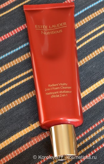 Estee Lauder Nutritious Radiant Vitality 2-in-1 Foam Cleanser. Пенка для умывания 2в1, придающая сияние