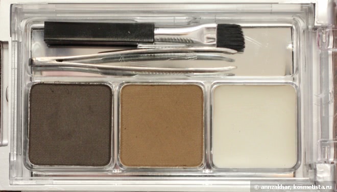 Бюджетное оформление бровей с Wet'N'Wild Ultimate Brow Kit E963 Ash Brown