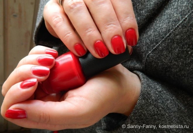 Красный и тёплый - OPI Love Is In My Cards
