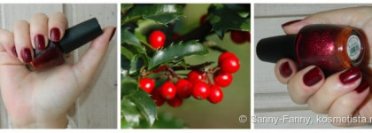 Рождественская омела - OPI Red Fingers & Mistletoes