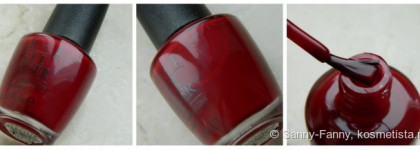 Красный - это не цвет ... OPI Got the Blues for Red