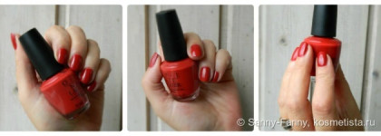 OPI Bullish on OPI - красный цвет корриды