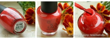 OPI Bullish on OPI - красный цвет корриды