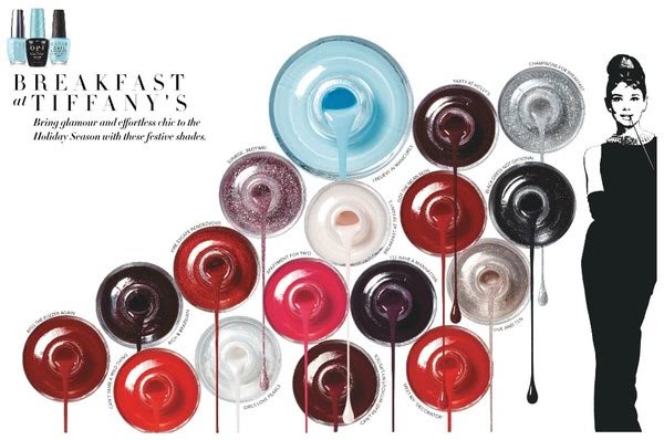Завтрак у Тиффани - OPI Breakfast At Tiffany's Collection Holiday 2016
