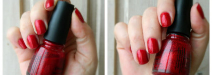 China Glaze Ruby Pumps. Праздник к нам приходит