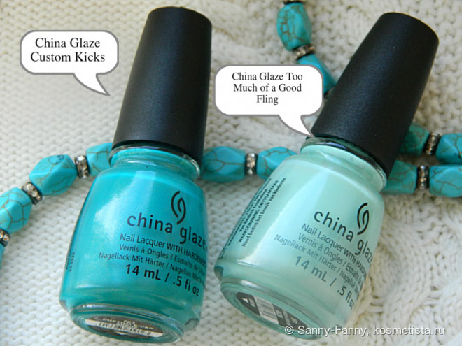 Магия мяты - China Glaze Too Much of a Good Fling