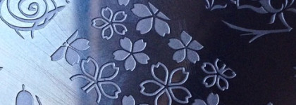 Раскрашенный (реверсивный) стемпинг с Konad Square Plate-11