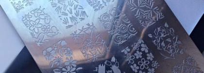 Раскрашенный (реверсивный) стемпинг с Konad Square Plate-11