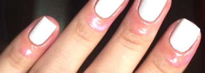 Жаркие тропики с NailLOOK Smoothie Banana&Minty Lime + Konad Square Plate-11