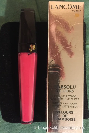 Помада Lancome L'absolu Velours Intense Lip Colour Velvety Matte Finish 375 Velours De Framboise