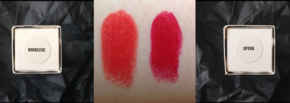 Продукты для губ из серии MAC Isabel & Ruben Toledo: Matte Lipstick в оттенках Opera и Barbecue; Lipglass в оттенке Sin
