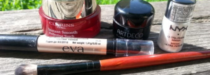 Рассыпчатые тени для век NYX Loose Pearl Eye Shadow - White Pearl LP03: тестируем и выбираем "подложку"