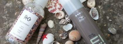 R+Co Rockaway Salt Spray Стайлинг-спрей для текстуры и объема и Wella Eimi Pearl Styler Styling Gel моделирующий гель
