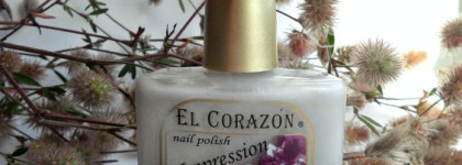Лаки для ногтей El corazon серия impression оттенки № #253 - молоко с пылью и #257 девчоночий розовый