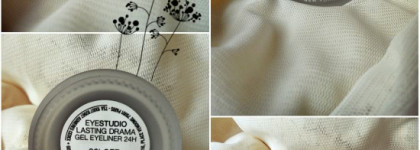 Гель-лайнер Maybelline Lasting Drama 24 часа (оттенок - чёрный) - почти идеальная подводка на каждый день. Проверено жирной кожей