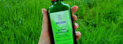 Берёзовая антицеллюлитная серия от Weleda - пилинг для душа и масло для тела