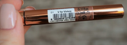 Бронза на глазах c Flormar Color Liner 01 V for Victory