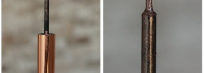 Бронза на глазах c Flormar Color Liner 01 V for Victory