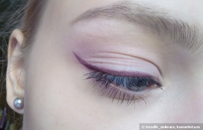 Мои сливовые очи с Artdeco Eyeshadow Matt №582
