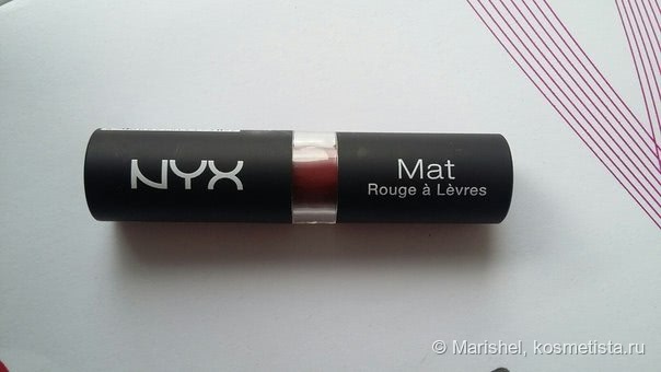 NYX Matte Lipstick Mls 07 Alabama