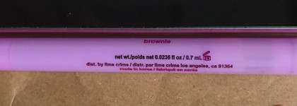 Bushy Brow Precision Pen от Lime Crime в оттенке Brownie