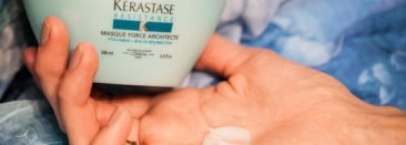 "Зеленое" трио Kerastase для ослабленных тонких волос: Шампунь-Ванна Force Architecte, Уход-Цемент ДЛЯ Поврежденных Волос Ciment Anti-Usure, Маска Force Architecte