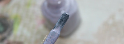 Черничный смузи: Brigitte Bottier Jersey 222, украшенный стемпинг-дизайном