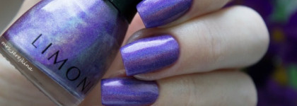 А мне все фиолетово! Лак для ногтей Limoni "MegaShine Prizm 3D" в оттенке 209 и стемпинг-дизайн