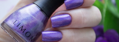 А мне все фиолетово! Лак для ногтей Limoni "MegaShine Prizm 3D" в оттенке 209 и стемпинг-дизайн