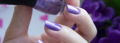 А мне все фиолетово! Лак для ногтей Limoni "MegaShine Prizm 3D" в оттенке 209 и стемпинг-дизайн