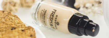 Обзор на тональный крем Essence Fresh & Fit Awake Make Up в оттенке 20 Fresh Nude
