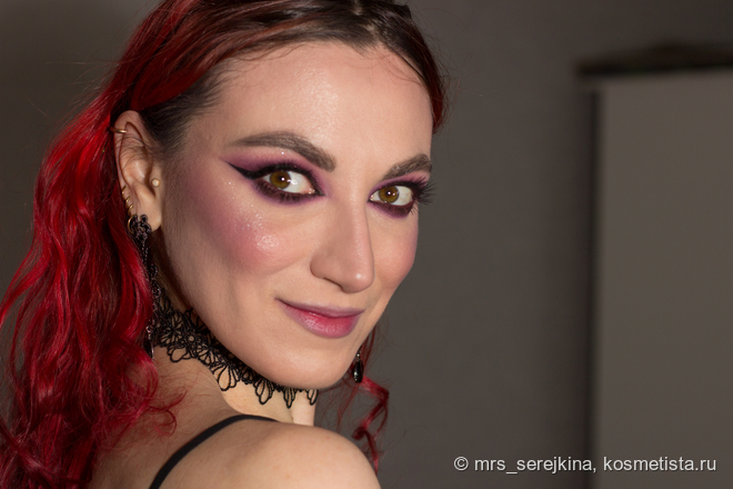 Red wine makeup: мой темный Валентин
