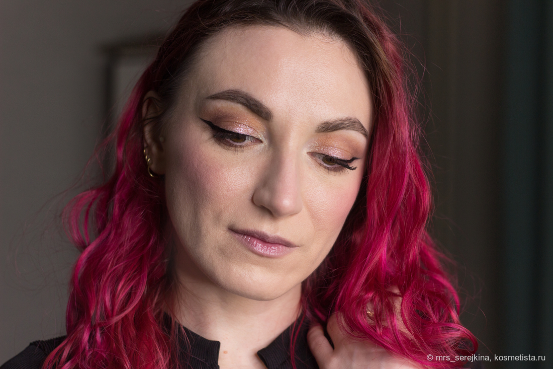 рассыпчатый пигмент Идиллия Лилий, база под тени Nars smooch proof eyeshadow base