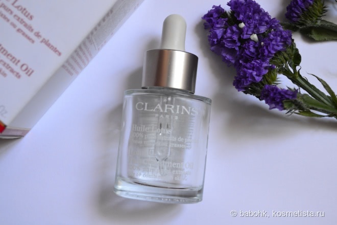 Ароматерапия с пользой для кожи Clarins Lotus Face Treatment Oil