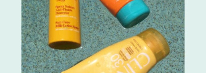 Солнечные защитники или sunscreens in motion