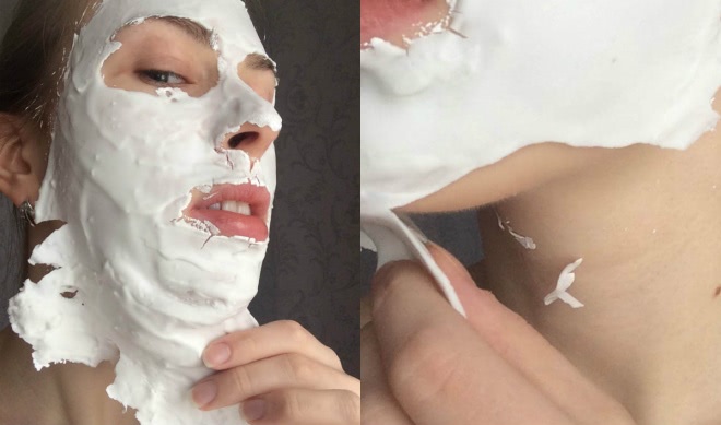 Мой день с маской Anskin Modeling Mask Collagen Anti-Aging