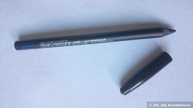 Такие синие и такие разные! Карандаши для глаз Gosh velvet touch eye liner: Fashionista и Ocean mist