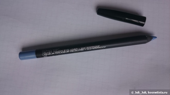 Такие синие и такие разные! Карандаши для глаз Gosh velvet touch eye liner: Fashionista и Ocean mist
