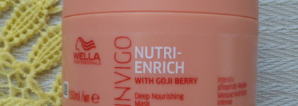 Лучшая маска для сухих тонких волос Wella Professionals Invigo NUTRI Enrich Deep Nourishing Mask with Godji Berry